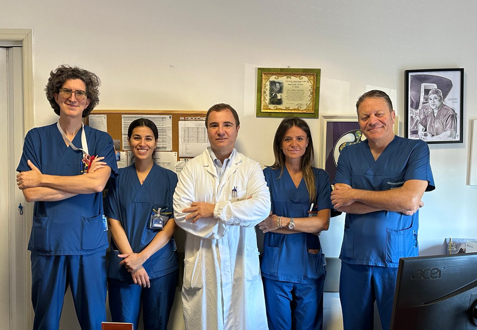 Foto del team di urologia diretto dal dott. Pansadoro 1255