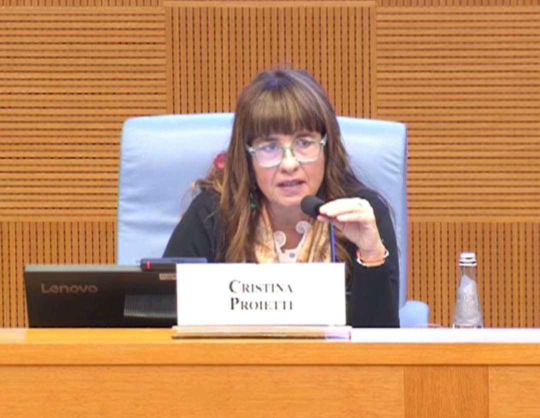 Cristina Proietti oncologa al convegno della Camera dei deputati 1800